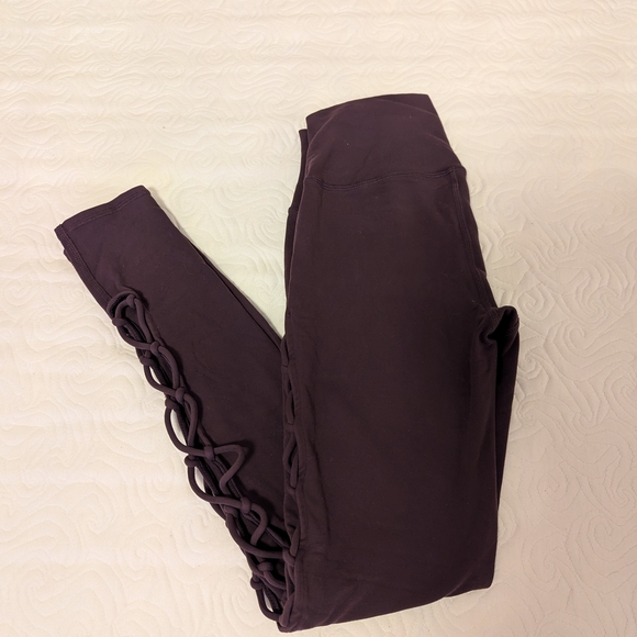 ALO Yoga Deep Purple Leggings - Picture 1 of 7